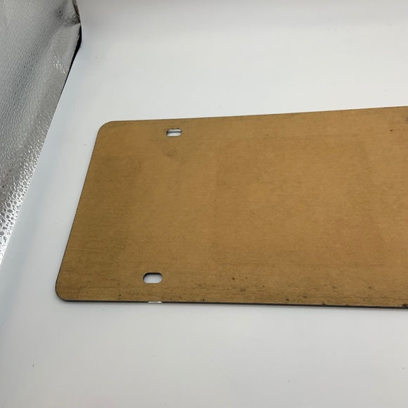 Vintage NFL Green Bay Packers Logo Striped Mirrored Decorative License Plate - Picture 10 of 12